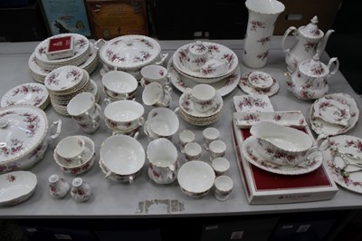 Lot 1020 - Royal Albert lavender rose service to possible sort into two lots £40-60 and £60-100 please contact owner to discuss lots and price  
 (Three boxes)