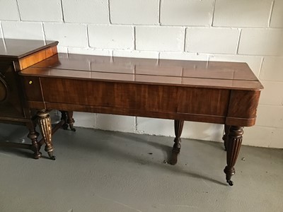 Lot 106 - Georgian flatbed pianoforte