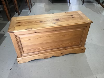 Lot 107 - Pine blanket box