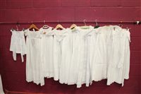 Lot 3070 - Selection of babies' christening gown,...