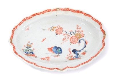 Lot 20 - Mid 18th century Bow dish