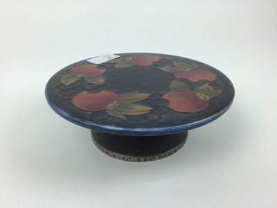 Lot 19 - Group of Moorcroft pomegranate pewter mounted tablewares - teapot, milk jug, Tarza, rosebowl