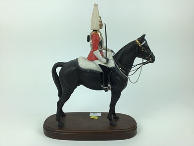 Lot 584 - Good quality Royal Doulton figure - Lifeguard on horseback
