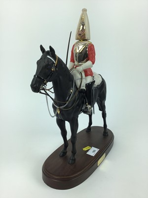 Lot 584 - Good quality Royal Doulton figure - Lifeguard on horseback