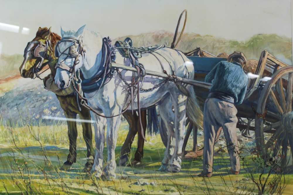 Lot 103 - Esteban Garino signed painting