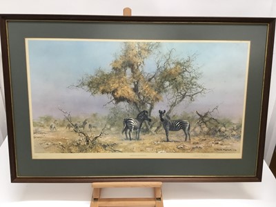 Lot 146 - Zebras, David Shepherd