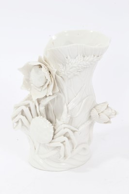 Lot 85 - Blanc de Chine crab vase