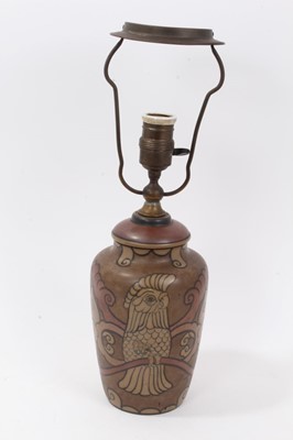 Lot 114 - Bornholm Danish parrot lamp