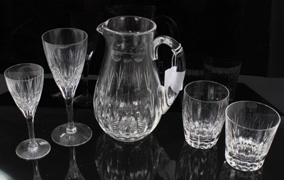Lot 120 - An extensive Stuart crystal Salisbury pattern table service
