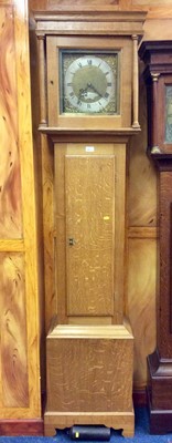 Lot 927 - 18th century 30 hour longcase clock by John Fordham of Coggeshall in a later bespoke oak and chestnut case