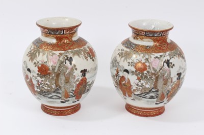 Lot 178 - Pair of Kutani vases