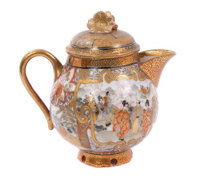 Lot 190 - Japanese porcelain milk jug and cover