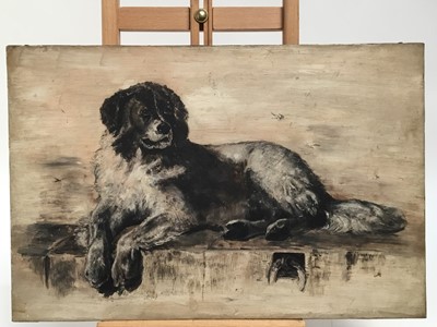 Lot 182 - After Sir Edwin Landseer oil on canvas