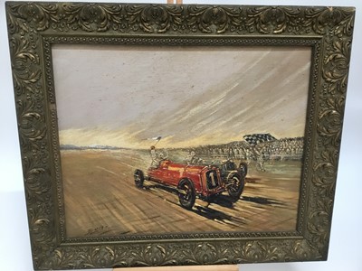 Lot 58 - Englicsh School (second quarter 20th century) Michelin men motor racing
