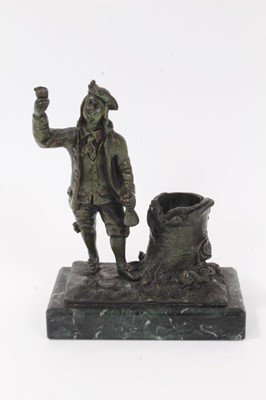 Lot 233 - Continental bronze figure