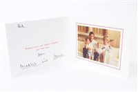 Lot 168 - TRH The Prince and Princess of Wales - signed...