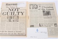 Lot 191 - HRH Diana Princess of Wales - handwritten...