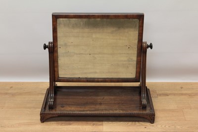 Lot 888 - Regency mahogany swing frame mirror in the manner of Gillows