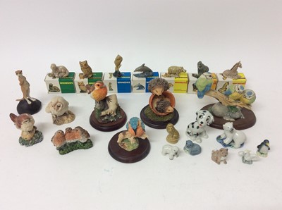 Lot 682 - A selection of Wade Whimsey and Border Fine Arts collectibles