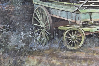 Lot 1100 - *Clive Madgwick - oil on canvas - Cart