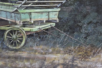 Lot 1100 - *Clive Madgwick - oil on canvas - Cart