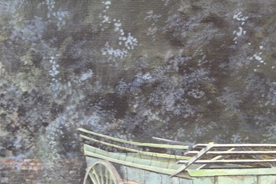 Lot 1100 - *Clive Madgwick - oil on canvas - Cart
