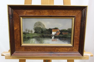 Lot 1099 - *Clive Madgwick - oil on board, Thorington Mill