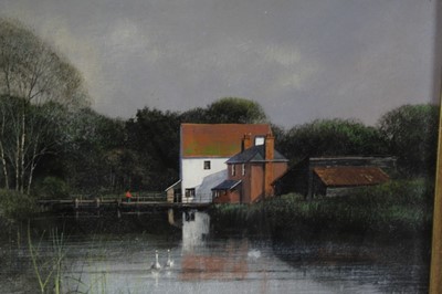 Lot 1099 - *Clive Madgwick - oil on board, Thorington Mill
