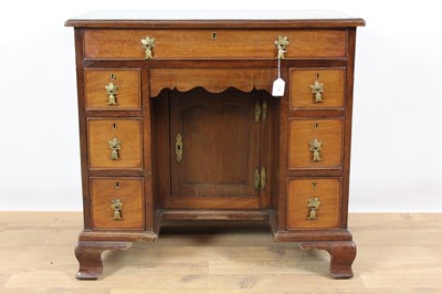 Lot 738 - 18th century mahogany desk