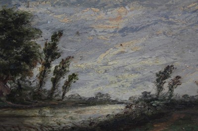 Lot 11 - Small oil on panel