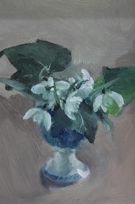 Lot 9 - John Osborne framed oil on board - still life