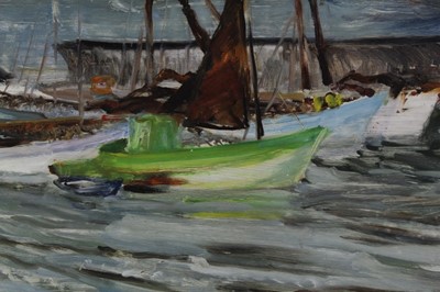 Lot 23 - James Forsyth framed marine oil