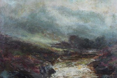 Lot 496 - John Falconer Slater landscape, oil on board