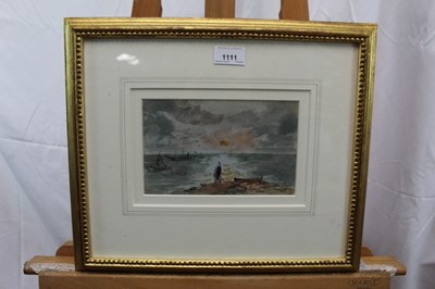 Lot 1111 - Thomas Churchyard watercolour Aldeburgh
