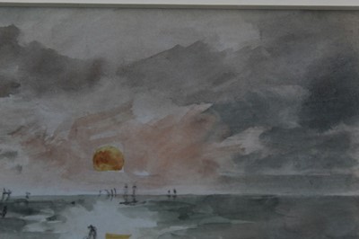 Lot 1111 - Thomas Churchyard watercolour Aldeburgh
