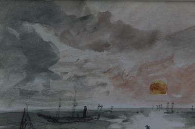 Lot 1111 - Thomas Churchyard watercolour Aldeburgh