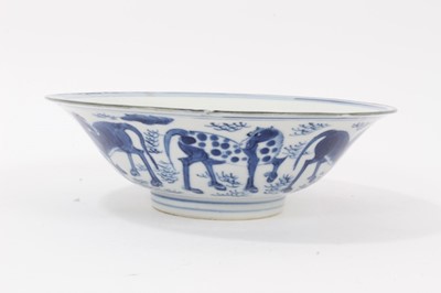 Lot 68 - Chinese blue and white bowl, six-character Jiajing mark