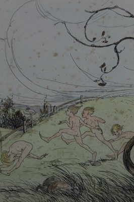 Lot 308 - Elizabeth, Bessie Fyfe watercolour and pen, illustration