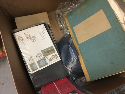 Lot 62 - An album of FDC's, loose stamps, GB and World