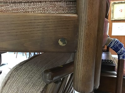 Lot 926 - Three piece Ercol suite