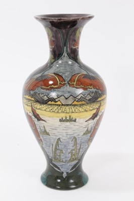 Lot 4 - Art Nouveau Brantjes faience vase