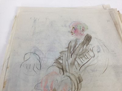 Lot 1168 - Of Sir Cedric Morris and Benton End interest; a collection of works to include drawings by Lucy Harwood