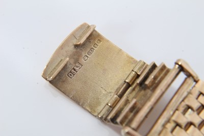 Lot 160 - Gentlemen's Longines 9ct gold wristwatch on gold bracelet in box