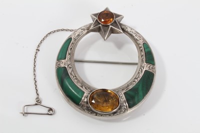Lot 107 - Victorian Scottish silver brooch