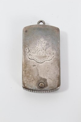 Lot 108 - Unusual Victorian silver vesta case
