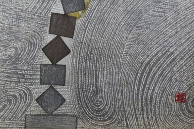 Lot 41 - Okiie Hakimoto (1899-1993) print, signed and dated 1959