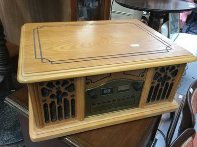 Lot 8 - Proletrix  turntable/cd player/tape player