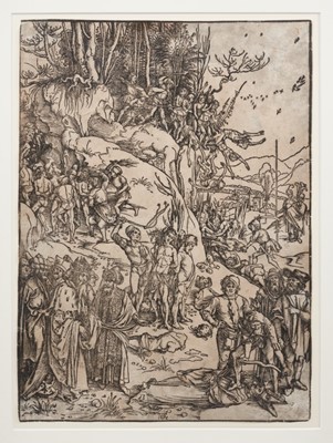 Lot 1168 - Albrecht Durer (1471-1528) woodcut - Martyrdom of Ten Thousand