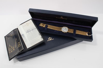 Lot 120 - Baume & Mercier 18ct yellow gold Gentleman’s quartz wrist watch