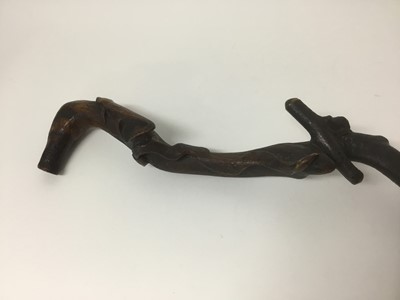 Lot 86 - Folk art walking stick